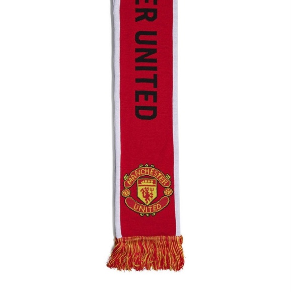 Adidas Manchester United Scarf MUFC Soccer Football England Premier League OS - Picture 5 of 16